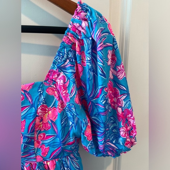 Lilly Pulitzer Delaney Short Sleeve Dress Size 2 - Picture 4 of 15